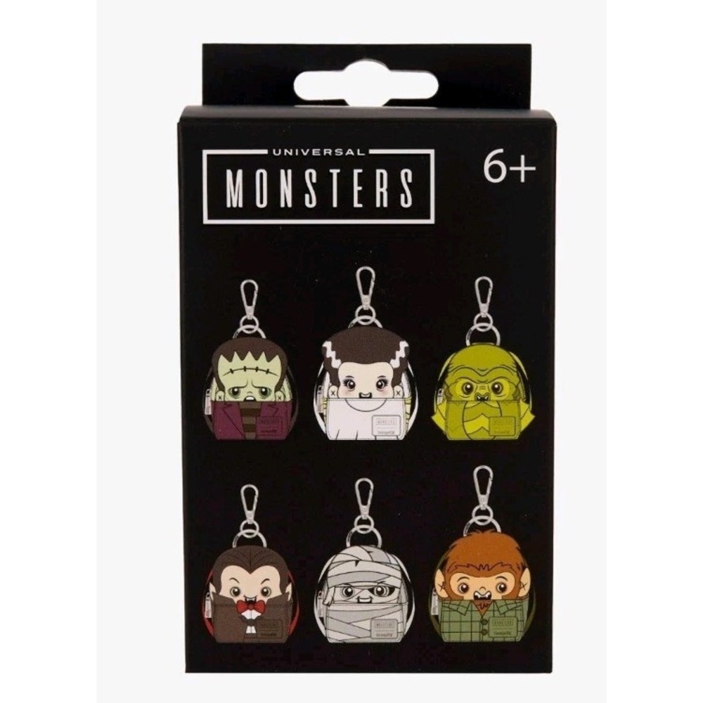 Loungefly Universal Monsters Mini Backpack Blind Box Bag Charm Halloween NEW BOX